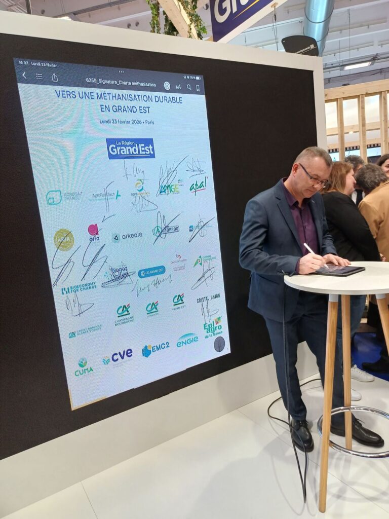 Signature Charte méthanisation durable Grand-Est